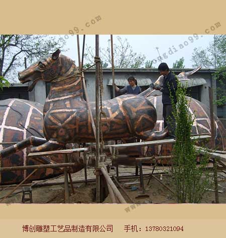 馬踏飛燕制作流程4