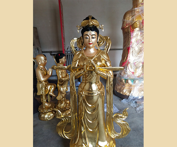 九天玄女/銅佛像