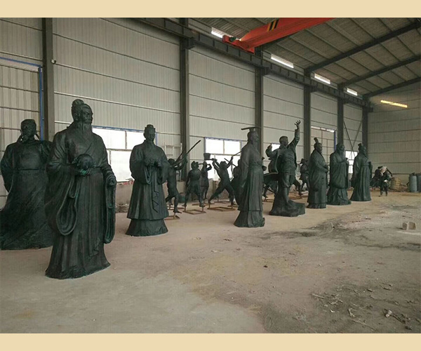 古代人物銅像鑄造