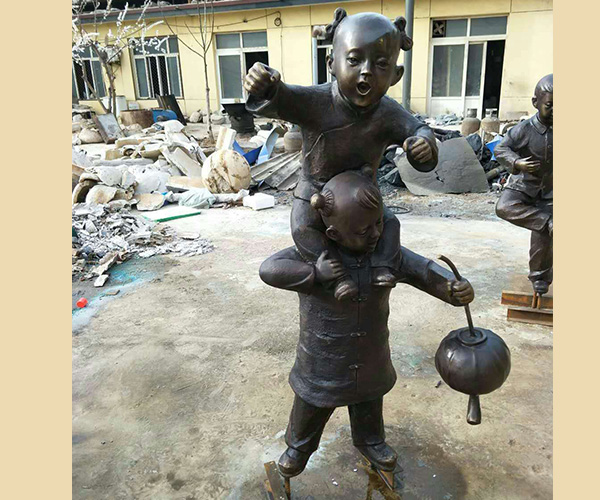 喜慶街頭人物雕塑