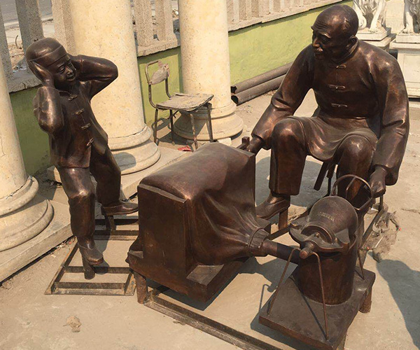 爆米花－人物景觀雕塑