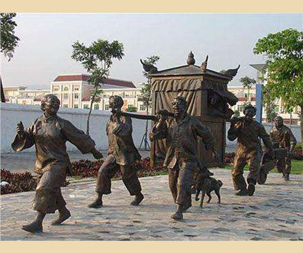 古代人物雕塑鑄造