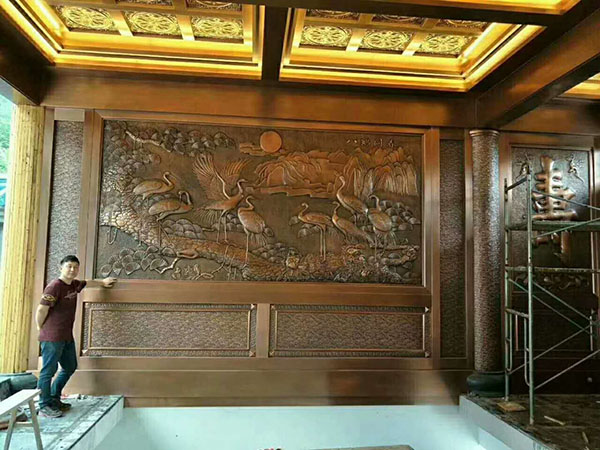 室內(nèi)銅裝飾